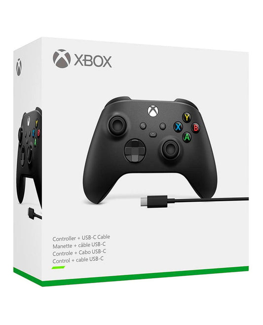 Control Inalámbrico Xbox Series X|s, Xbox One Negro + Cable