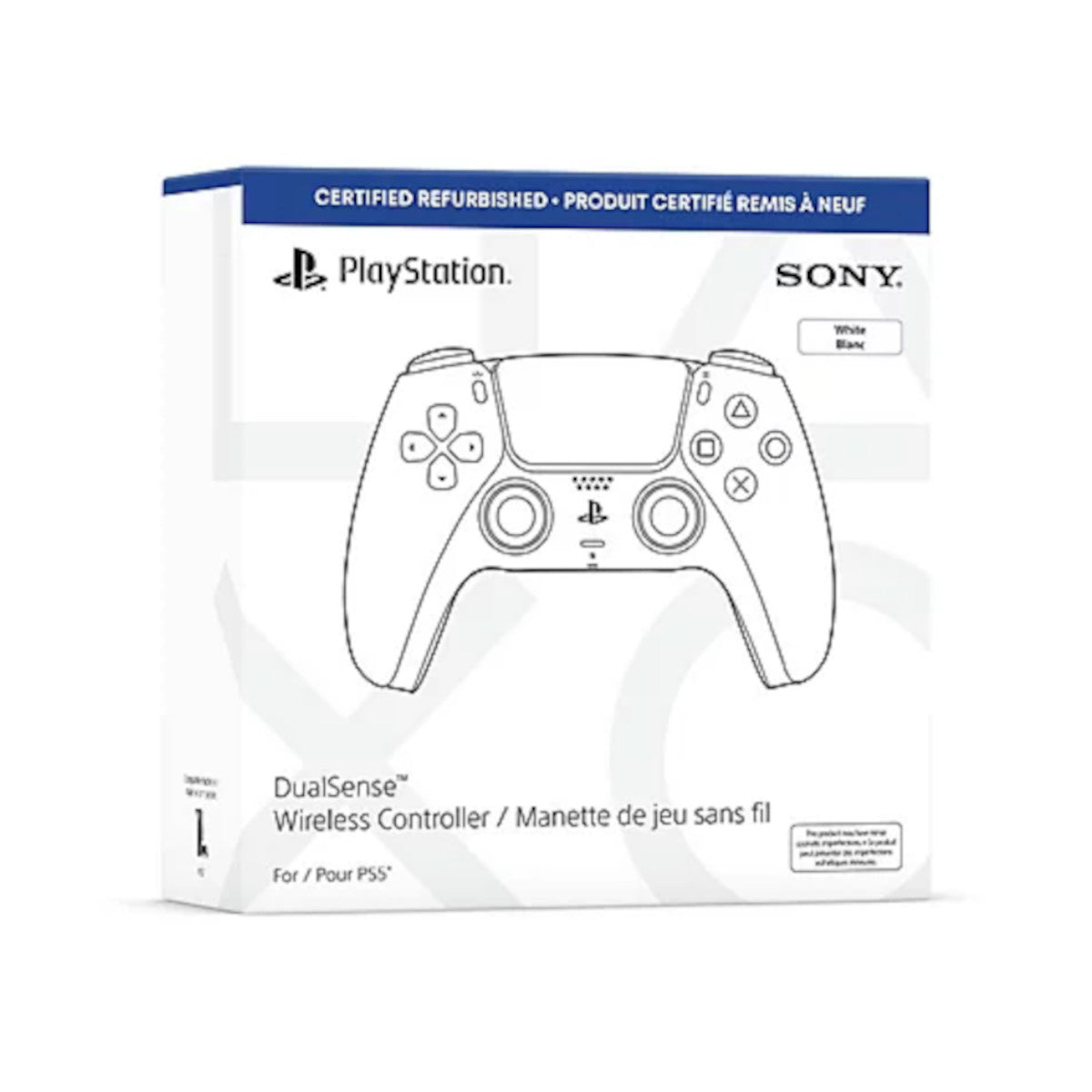 Control Inalámbrico Dualsense PS5 Blanco Reacondicionado por Sony