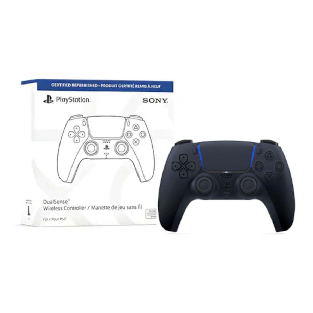 Control Inalámbrico Dualsense PS5 Midnight Black Reacondicionado por Sony