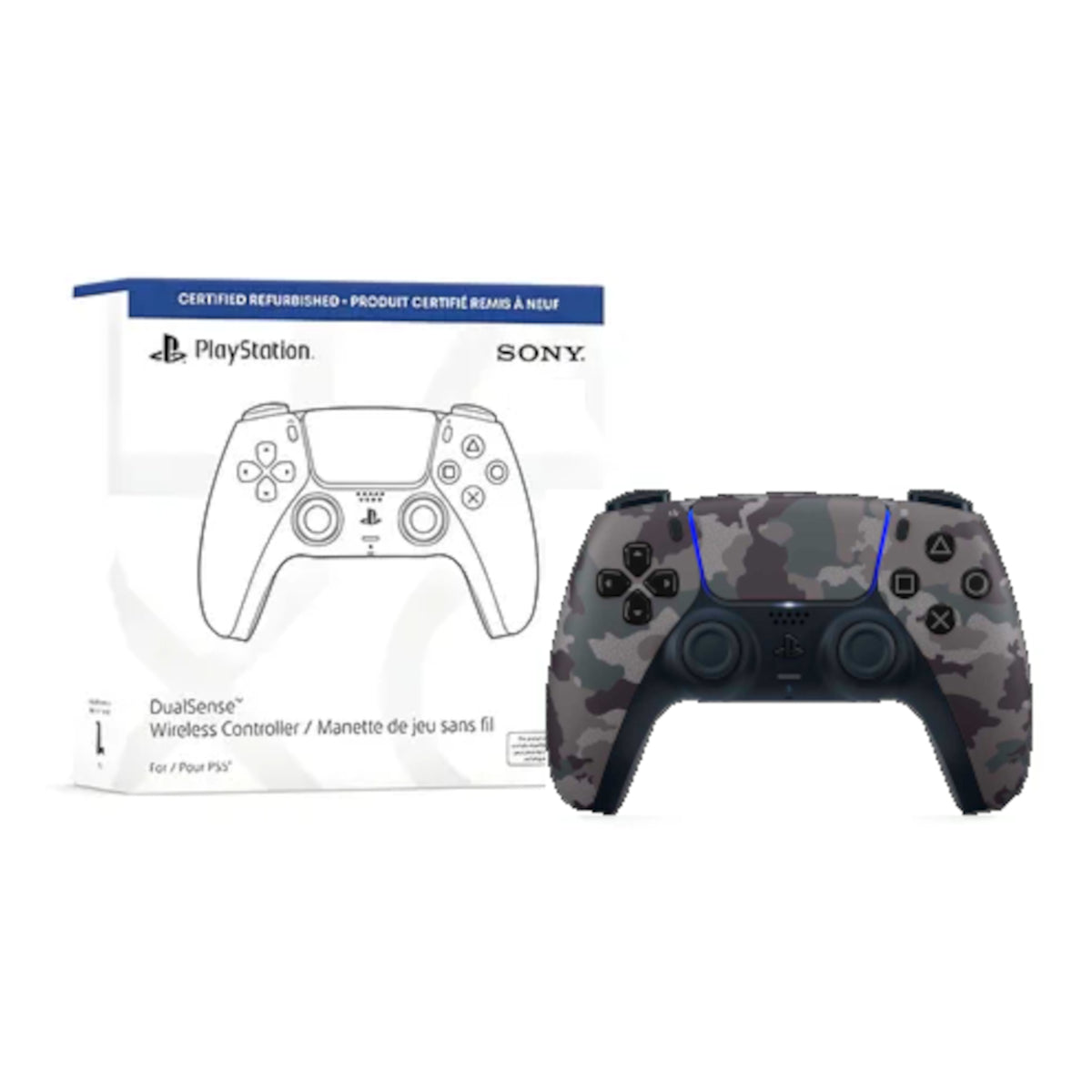 Control Inalámbrico Dualsense PS5 Grey Camo Reacondicionado por Sony