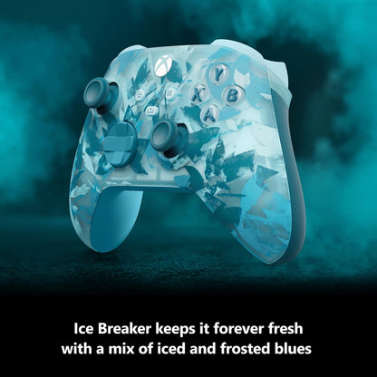Control inalámbrico Xbox – Edición especial Ice Breaker – para Xbox Series X|S, Xbox One, PC y dispositivos compatibles con la nube