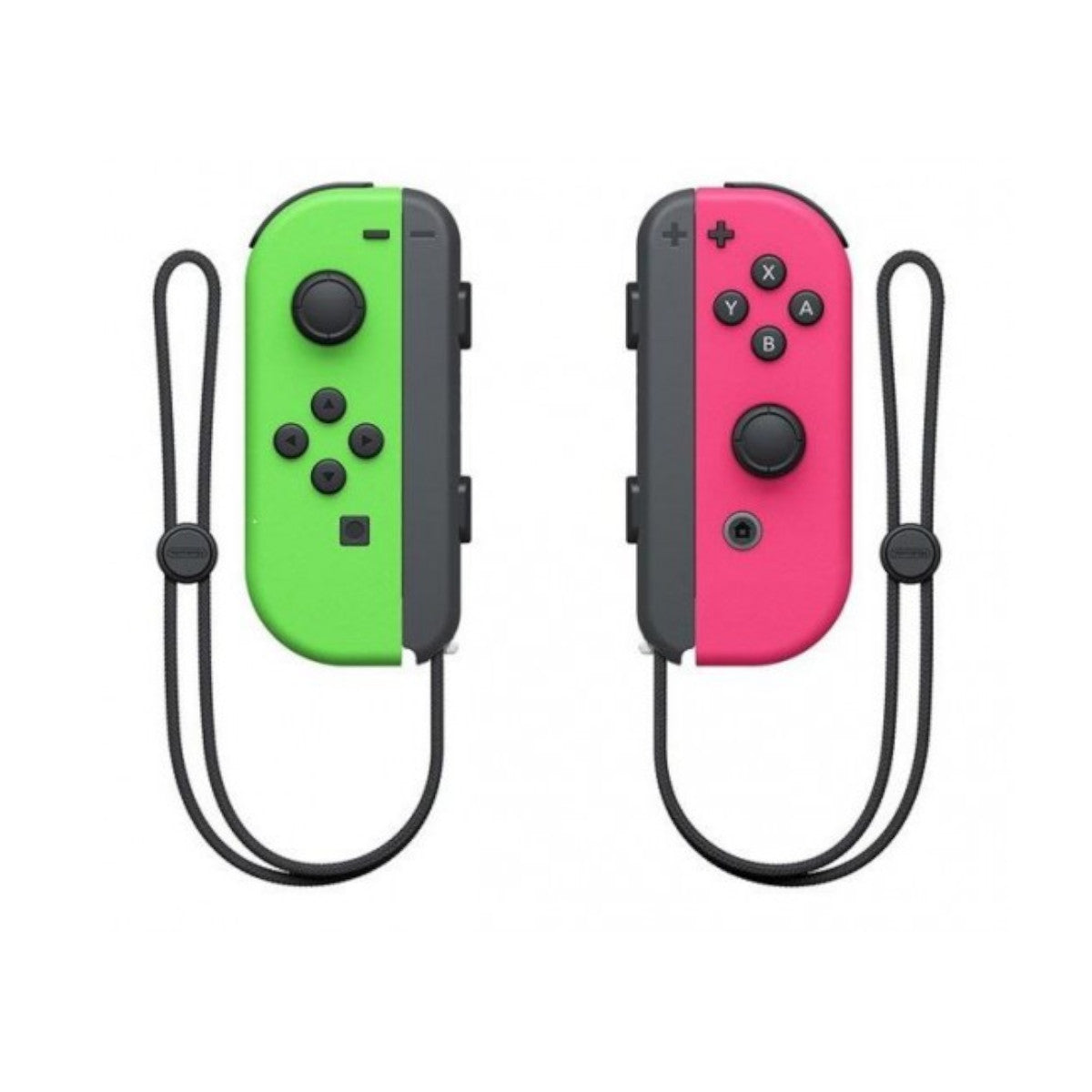 Controles Joy Con L R Verde y Rosa Neon
