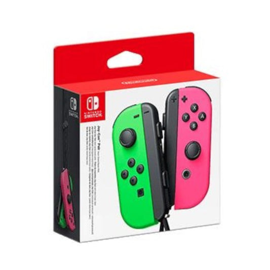Controles Joy Con L R Verde y Rosa Neon