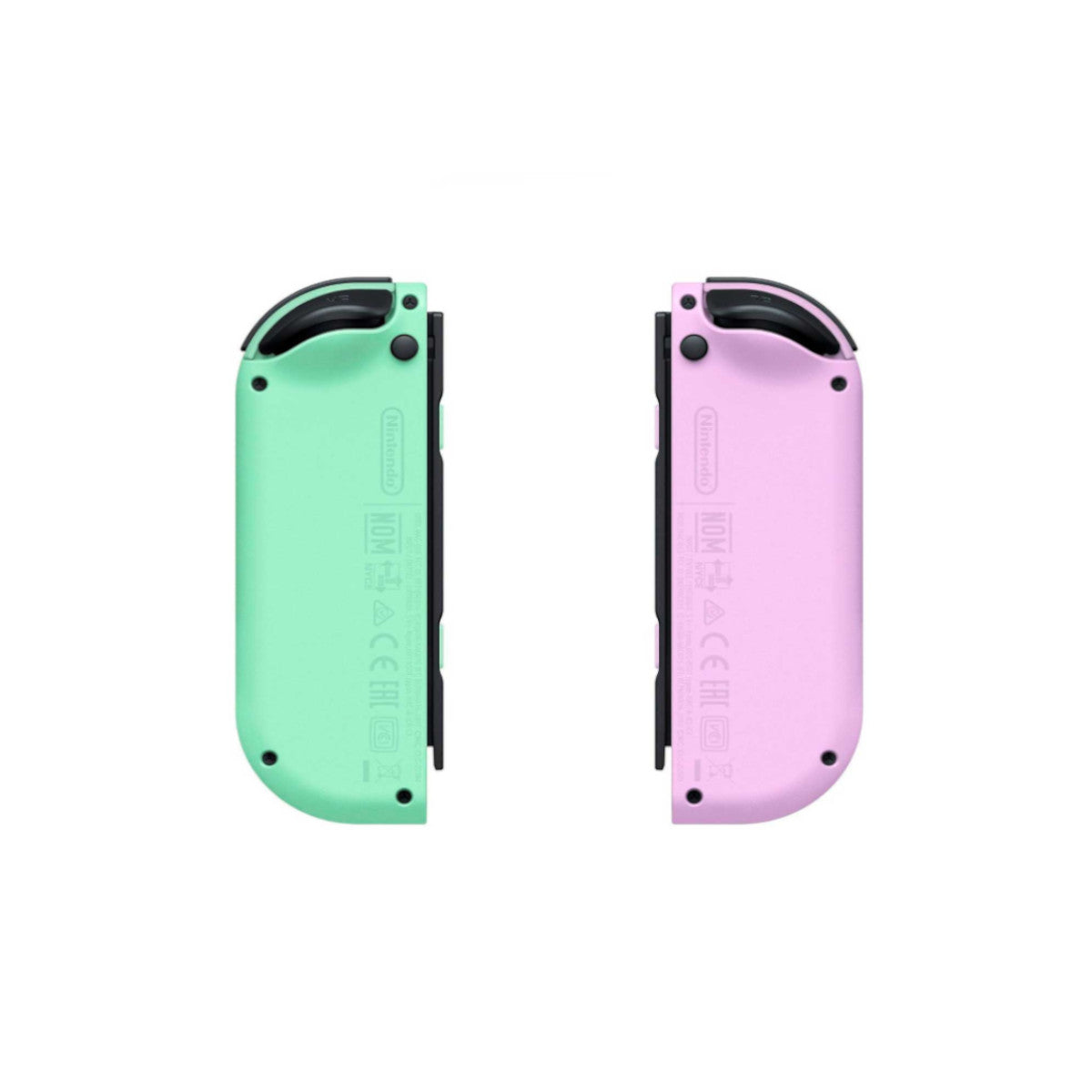 Controles Joy Con L R Morado y Verde Pastel