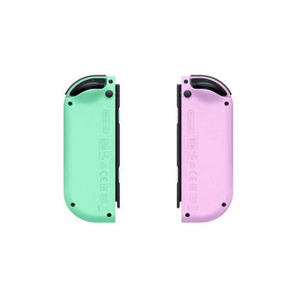Controles Joy Con L R Morado y Verde Pastel