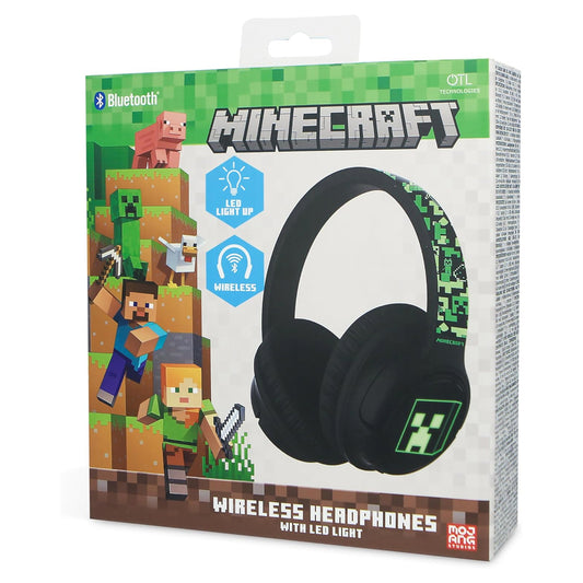 Audífonos Inalámbricos Minecraft Con Luz Otl