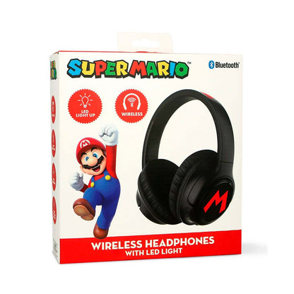Super Mario Wireless Headphones con LED