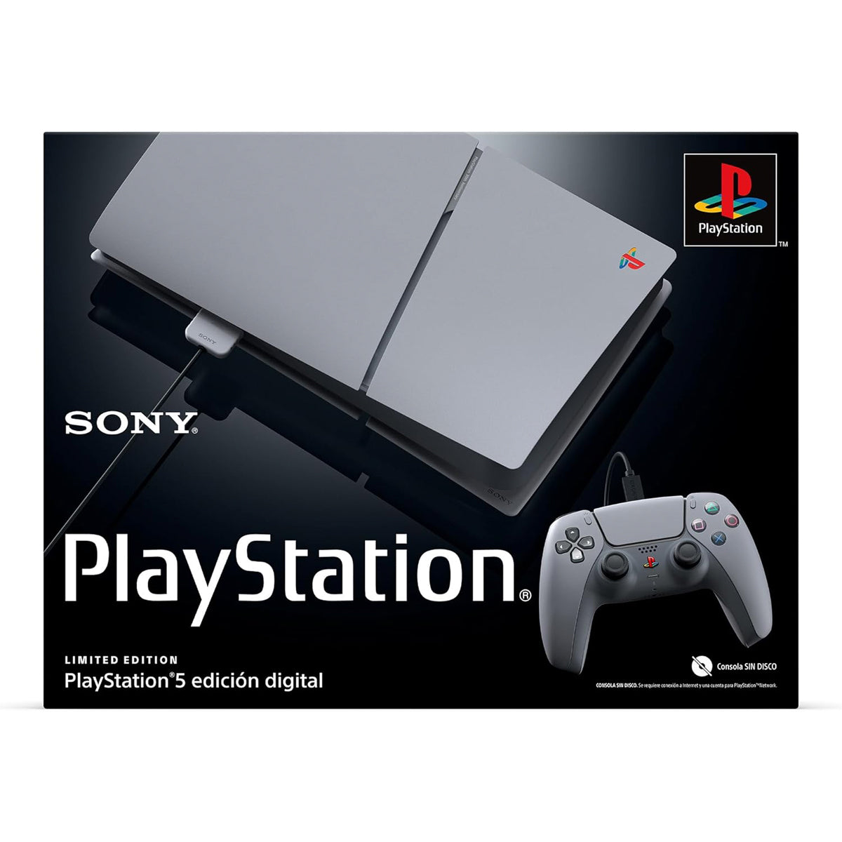 Consola Sony Playstation 5 Digital Edición 30º Aniversario 1 Tb Gris