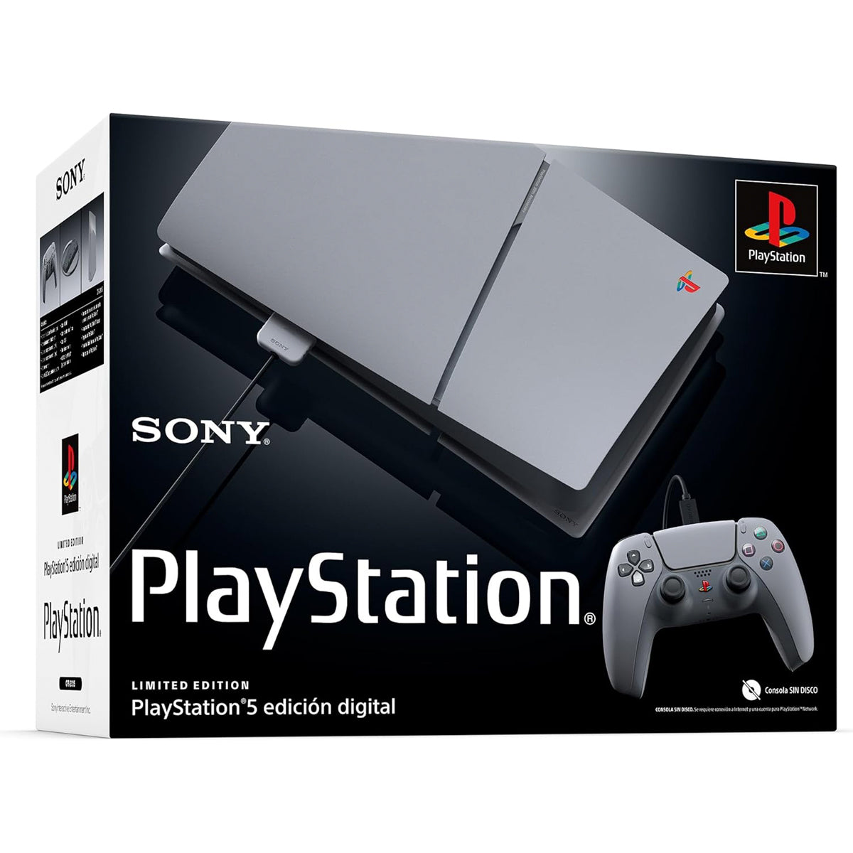 Consola Sony Playstation 5 Digital Edición 30º Aniversario 1 Tb Gris