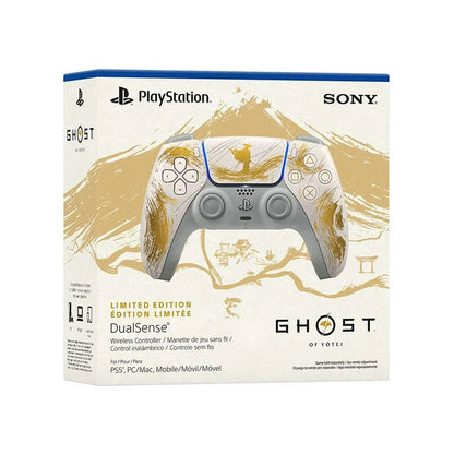 Controlador Inalámbrico Dualsense Ghost Of Yotei Ps5 Gold De Edición Limitada