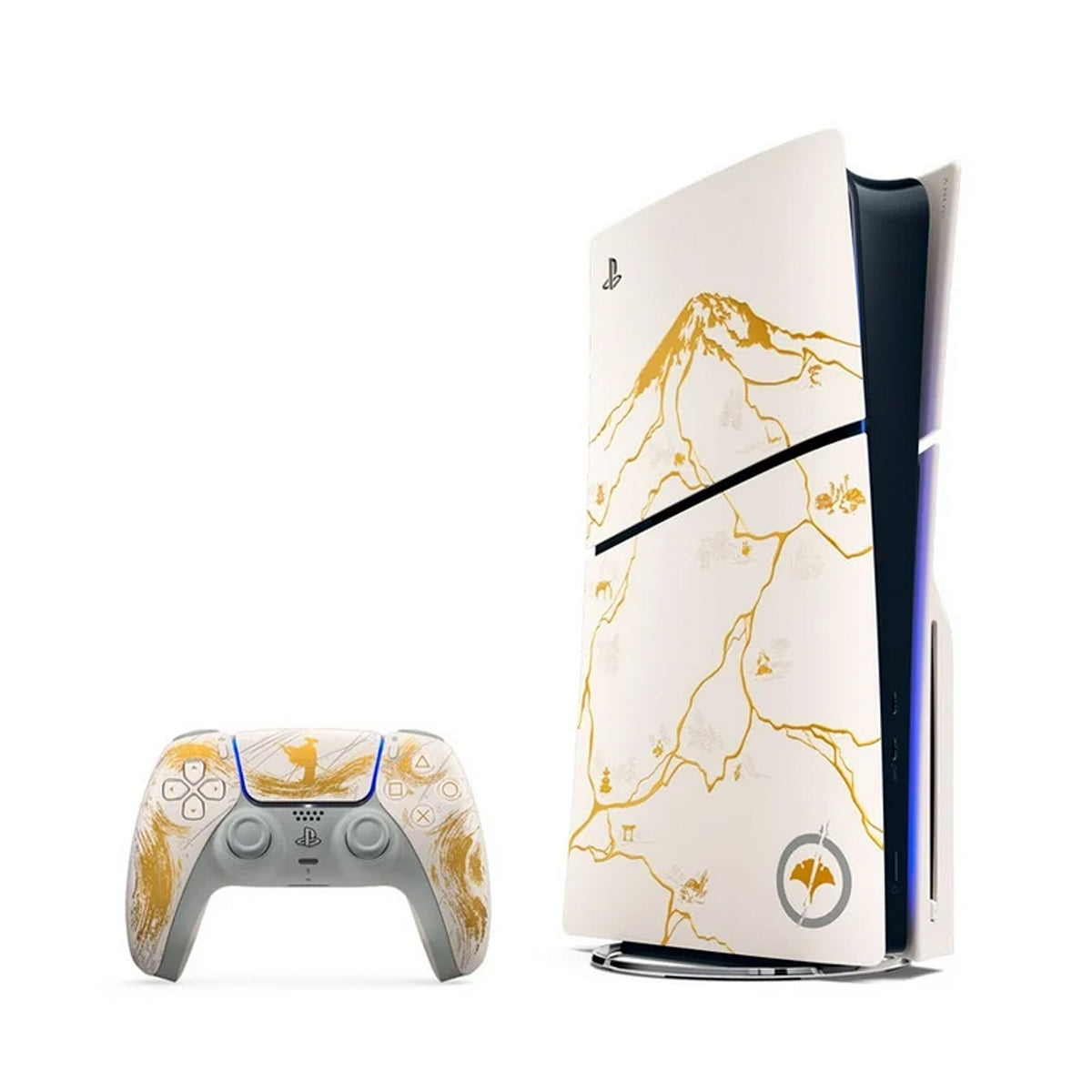 Consola Playstation 5 Edición Limitada Oro De Ghost Of Yotei Oro/blanco