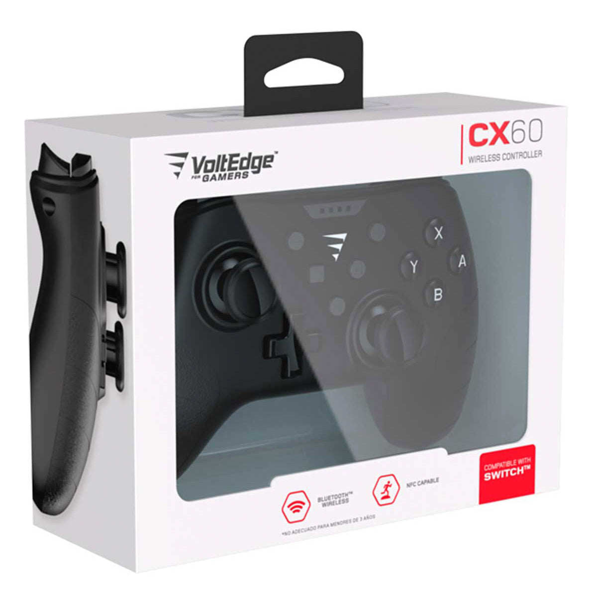 Control Inalámbrico Negro Nintendo Switch