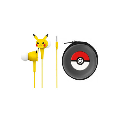 Audífonos Pokémon - Pikachu Con Estuche Wired Otl