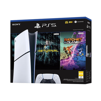 Consola Playstation 5 Slim Digital 1 TB Bundle Con 2 Juegos Digitales