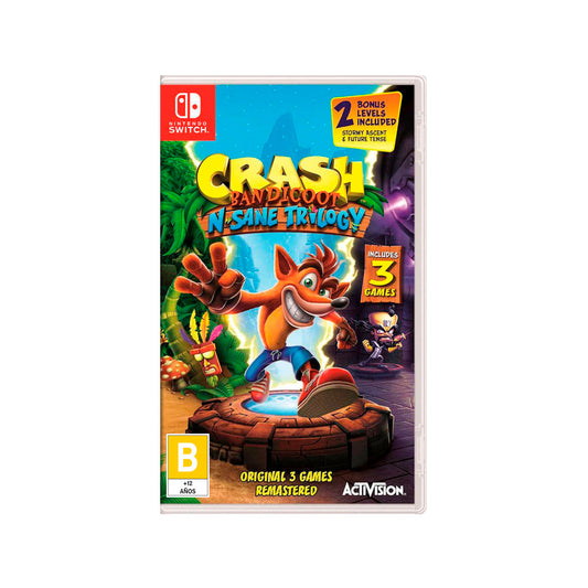 Crash Bandicoot Trilogy Nintendo Switch Físico